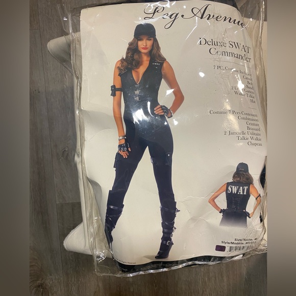Leg Avenue - Womens 7 Piece Deluxe SWAT Commander Costume